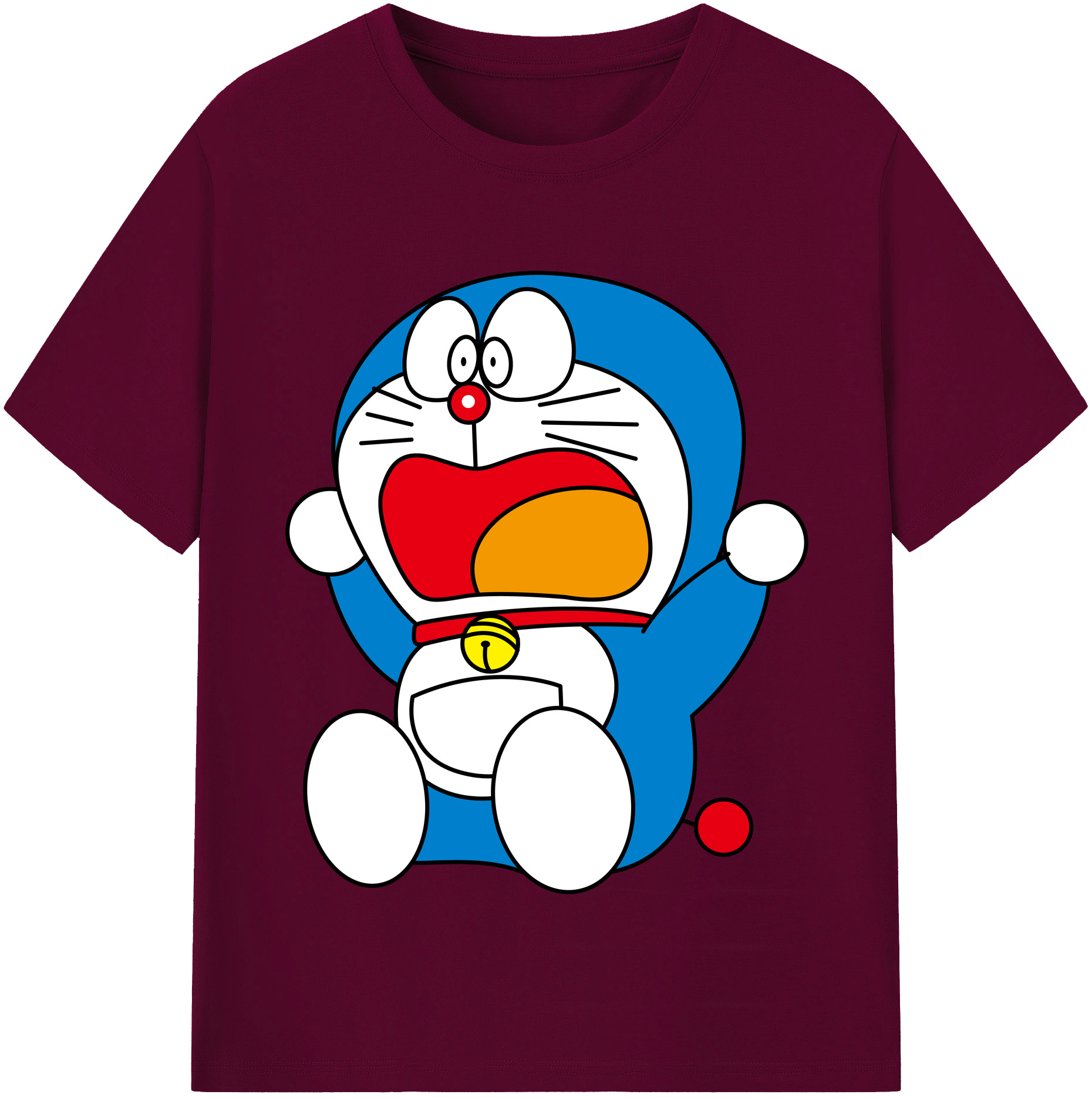 （画像用） ドラえもん Doraemon レディースカジュアルプリントTシャツ（綿100％）